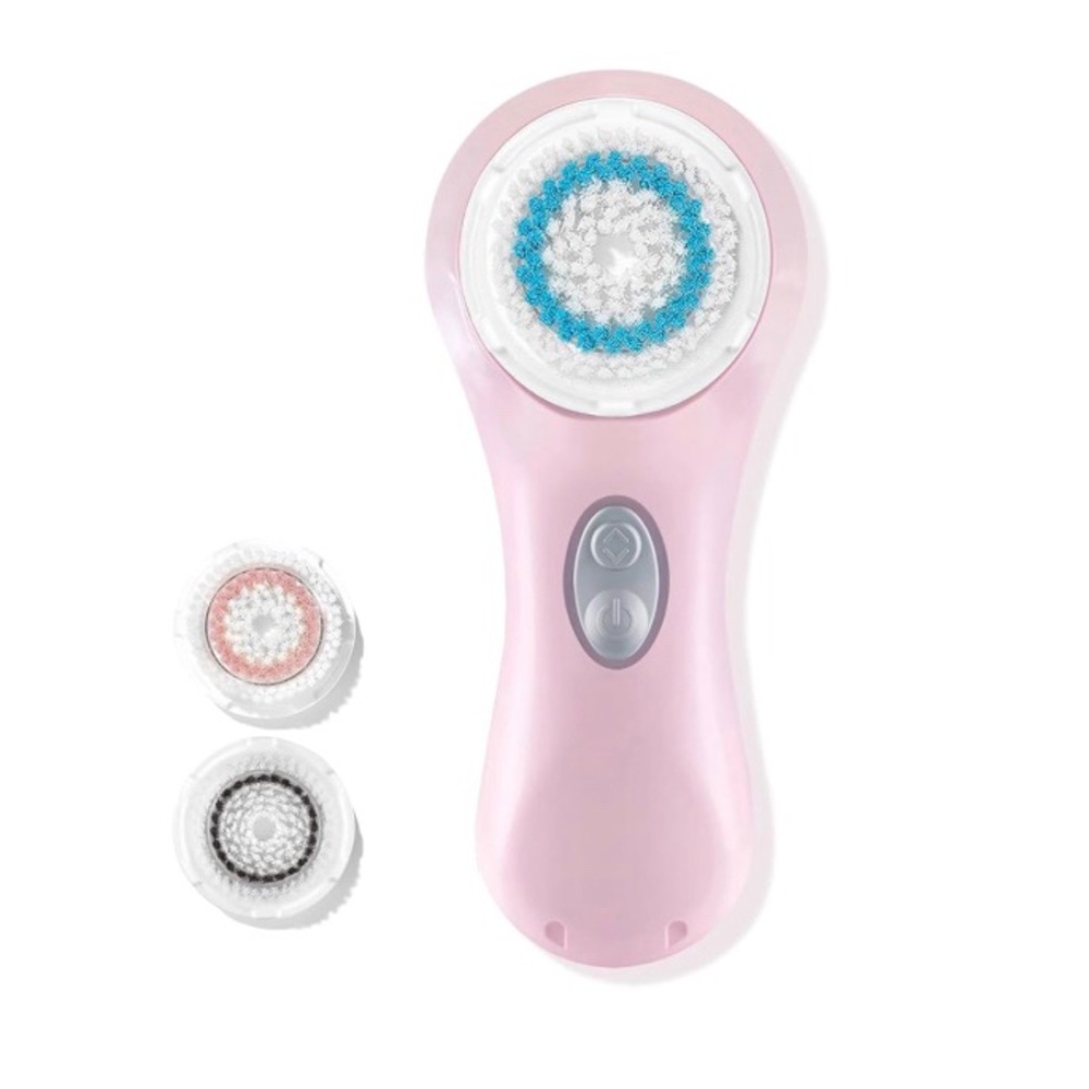 New pink Skincare Cleanser Exfoliant Brush System just like Clarisonic.